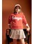 Kız Çocuk Crop Bisiklet Yaka Baskılı Sweatshirt B9934A824SP 3