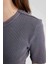 Slim Fit Dar Kesim Bisiklet Yaka Yıkamalı Soluk Efektli Basic Düz Kısa Kollu Tişört C2579AX24SM 5