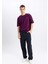 Gabardin Pantolon Baggy Fit Bol Rahat Kesim Cepli Düz Paça B4762AX24SP 1