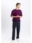 Gabardin Pantolon Baggy Fit Bol Rahat Kesim Cepli Düz Paça B4762AX24SP 3