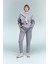 Regular Fit Jogger Kışlık Eşofman Altı Basic Düz Beli Lastikli Bağcıklı Cepli V2699AZ23WN 3