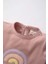 Kız Bebek Nakışlı Uzun Kollu Fitilli Kaşkorse Pijama Takımı B7751A524SP 3