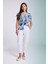 Regular Fit Bisiklet Yaka Desenli Kısa Kollu Gömlek I6173AZ24SM 2