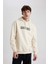 Guns N' Roses Boxy Fit Kapüşonlu Sırt Baskılı Sweatshirt B1639AX23WN 2
