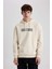 Guns N' Roses Boxy Fit Kapüşonlu Sırt Baskılı Sweatshirt B1639AX23WN 4