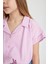 Kız Çocuk Cropped Fit Kısa Kollu Gömlek B5063A824SM 3