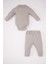Erkek Bebek Fitilli Kaşkorse Çıtçıtlı Body Alt 2'li Takım B7670A524SP 5