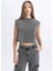 Coool Loose Fit Yıkamalı Soluk Efektli Atlet C5016AX24SM 3