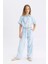Kız Çocuk Wide Leg Geniş Paça Pantolon C0273A824SM 1