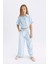Kız Çocuk Wide Leg Geniş Paça Pantolon C0273A824SM 3