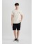 %100 Pamuk Slim Fit Dar Kesim Bisiklet Yaka Baskılı Kısa Kollu Tişört C2078AX24SM 2