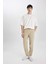 Regular Fit Jogger Gabardin Pantolon Beli Bağcıklı Cepli Düz Paça B6148AX24SP 3