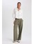 Wide Leg Yüksek Bel Geniş Paça Pensli Standart Boy Basic Düz Pantolon B0894AX23AU 4