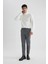 Slim Fit Dar Kesim Yarım Balıkçı Yaka Basic Düz Triko Kazak R1127AZ24SP 2