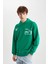 Oversize Fit Kapüşonlu Sırt Baskılı Sweatshirt B0252AX23WN 4