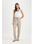 Belmando Harem Kumaş Pantolon Cepli Normal Bel Basic Düz Paça L3164AZ24SM 2