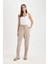 Belmando Harem Kumaş Pantolon Cepli Normal Bel Basic Düz Paça L3164AZ24SM 3