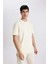 New Regular Fit Bisiklet Yaka Basic Düz %100 Pamuk Kısa Kollu Tişört V7699AZ24SP 3