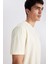 New Regular Fit Bisiklet Yaka Basic Düz %100 Pamuk Kısa Kollu Tişört V7699AZ24SP 4
