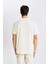 New Regular Fit Bisiklet Yaka Basic Düz %100 Pamuk Kısa Kollu Tişört V7699AZ24SP 5