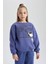 Kız Çocuk Snoopy Bisiklet Yaka Sweatshirt B2525A823WN 3
