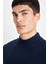 Slim Fit Dar Kesim Yarım Balıkçı Yaka Basic Düz Triko Kazak R1127AZ24SP 5