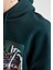 Jean Michel Basquiat Oversize Geniş Kalıp Kapüşonlu Sweatshirt A9486AX23AU 5