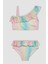 Kız Bebek Fırfırlı Renkli Bikini Takımı C0798A524SM 1