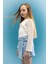 Kız Çocuk Relax Fit Bisiklet Yaka Ribana Uzun Kollu Tişört C3350A824SP 3