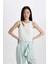 Slim Fit Dar Kesim Bisiklet Yaka Fitilli Kaşkorse Atlet A3422AX24SP 3