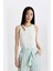 Slim Fit Dar Kesim Bisiklet Yaka Fitilli Kaşkorse Atlet A3422AX24SP 4