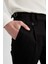 Twill Yazlık Kumaş Pantolon Tapered Fit Normal Kesim Cepli Basic Düz Keten Karışımlı Duble Paça B6585AX24SP 5