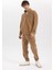 Regular Fit Polar Eşofman Altı Beli Bağcıklı Lastikli Paça A7044AX23WN 1