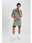 Fit Slim Fit Dar Kesim Sporcu Dokuma Şort Z5483AZ24SP 3