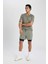 Fit Slim Fit Dar Kesim Sporcu Dokuma Şort Z5483AZ24SP 4