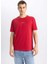 Regular Fit Bisiklet Yaka Baskılı Kısa Kollu Tişört B5077AX24SP 5
