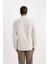 Slim Fit Dar Kesim Polo Yaka Petek Dokulu Uzun Kollu Gömlek B6476AX24SP 5