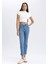 Slim Fit Yüksek Bel Bilek Boy Jean Pantolon A7549AX23AU 2