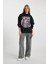Coool One Piece Oversize Geniş Kalıp Kapüşonlu Soluk Yıkama Efektli Kalın Sweatshirt B2551AX23WN 2