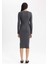 Bodycon Bisiklet Yaka Fitilli Kaşkorse Midi Uzun Kollu Elbise B2465AX23AU 5