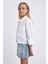 Kız Çocuk Crop Poplin Uzun Kollu Gömlek A8044A823AU 4