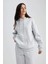 Relax Fit Kapüşonlu Kalın Sweatshirt W8071AZ23WN 4