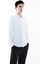 Slim Fit Dar Kesim Polo Yaka Basic Düz Uzun Kollu Gömlek B6491AX24SP 3