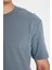 New Regular Fit Bisiklet Yaka Basic Düz %100 Pamuk Kısa Kollu Tişört V7699AZ24SP 5