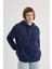 Relax Fit Kapüşonlu Kalın Sweatshirt W1240AZ23WN 3