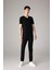 Slim Fit Dar Kesim V Yaka Basic Düz Kısa Kollu Tişört M7668AZ24SP 2