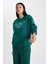 Relax Fit Bisiklet Yaka Kalın Sweatshirt A7779AX23AU 4