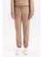 Regular Fit Jogger Kışlık Eşofman Altı Basic Düz Beli Lastikli Bağcıklı Cepli V2699AZ23WN 5