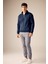 Comfort Regular Fit Rahat Kalıp Fermuarlı Dik Yaka Basic Düz Sweatshirt X7405AZ23AU 2