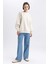 Oversize Fit Bisiklet Yaka Kalın Basic Sweatshirt Y1346AZ23WN 2